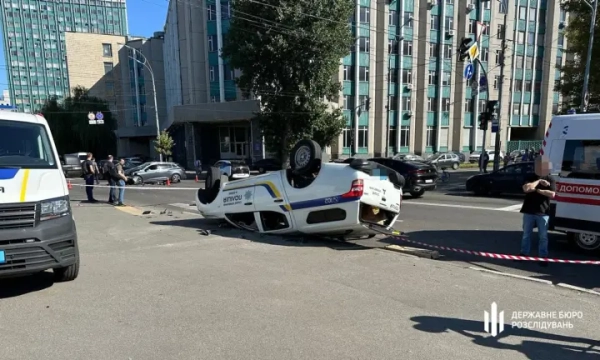 У ДТП у Києві загинув поліцейський: Державне бюро розслідувань розпочало розслідування