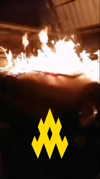 Агент ATESH знищив паливозаправник та УАЗ у військовій частині поблизу Бердянська