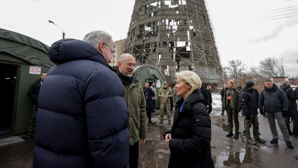 Дев’ять ударів за шість місяців: очільникам ЄС продемонстрували зруйновану київську теплоелектроцентраль