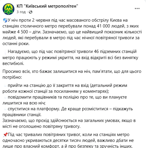 У столиці пропонують заборонити використання наметів та матраців у метрополітені під час повітряних тривог. 12 У столиці пропонують заборонити використання наметів та матраців у метрополітені під час повітряних тривог. 10